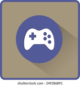 Vector flat Gaming Joystick Icon