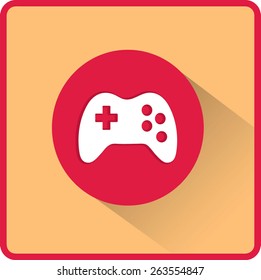 Vector flat Gaming Joystick Icon