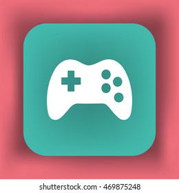 Icono de Joystick de vectores de juego plano