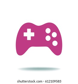 Vektorflaches Gaming-Joystick-Symbol