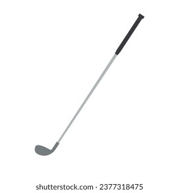 Vector flat golf stick isolated on white background