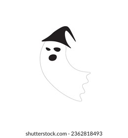 Vektorflaeche Halloween-Geistergrafik