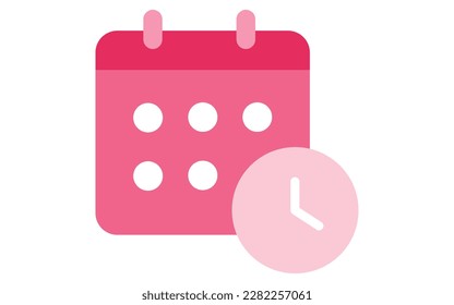 Vektorsymbol-Kalender-Plan 