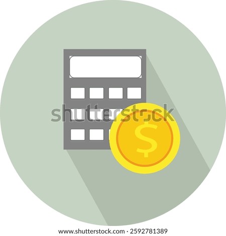 vector flat icon Finance isolated