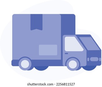 Vector Flat Icon Goods transportation