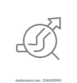Vector flat icon. Gray icon on isolated on white background. Business concept. Perfect for your creative idea.	