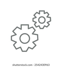 Vector flat icon. Gray icon on isolated on white background. Business concept. Perfect for your creative idea.	