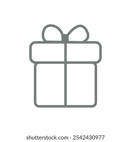 Vector flat icon. Gray icon on isolated on white background. Business concept. Perfect for your creative idea.	