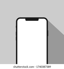 Icono De Vector Plano Del Teléfono Móvil EPS 10.