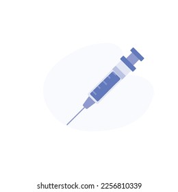 Vector Flat Icon Need leinjection Vaccine