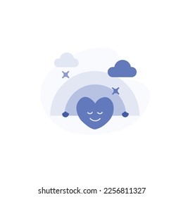 Vector Flat Icon Nice Weather 