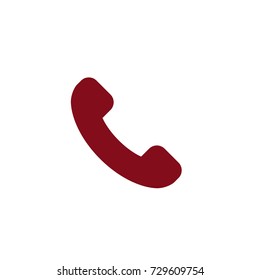Vector flat icon phone handset