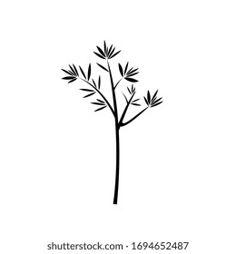 Icono plano vectorial , ilustración de planta. para su diseño.
