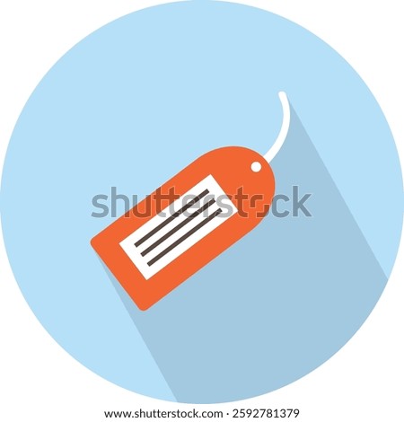 vector flat icon Price tag isolated