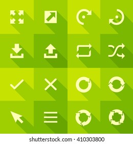 Vector Flat Icon Set - Arrows
