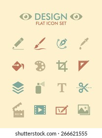 Vector Flat Icon Set - Design 