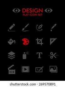 Vector Flat Icon Set - Design
