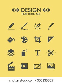 Vector Flat Icon Set - Design 