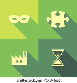 Vector Flat Icon Set - Objects
