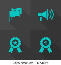 Vector Flat Icon Set - Sport
