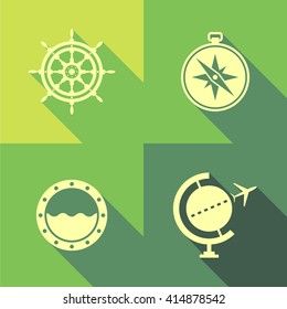 Vector Flat Icon Set - Travel
