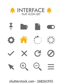 Vector Flat Icon Set - User Interface
