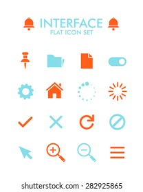 Vector Flat Icon Set - User Interface 