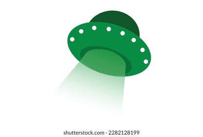 Vector Flat icon spacecraft, search document