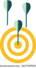 Vector plano icono de orientación aislado