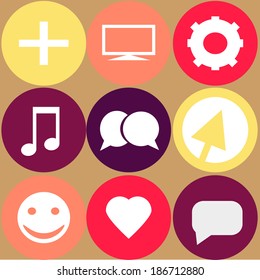 vector flat icons