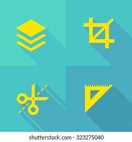 Vector Flat Icons - Edit