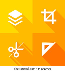 Vector Flat Icons - Edit