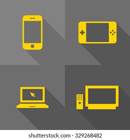 Vector Flat Icons - Gadget