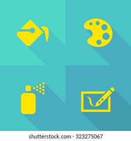 Vector Flat Icons - Graphics