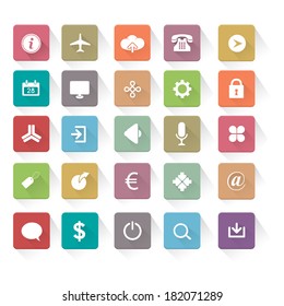 Vector Flat Icons Set