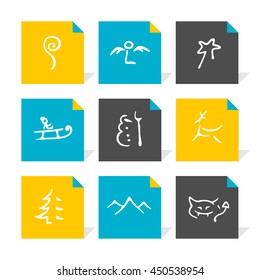 Vector Flat Icons Set - Christmas
