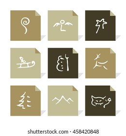 Vector Flat Icons Set - Christmas

