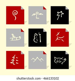 Vector Flat Icons Set - Christmas

