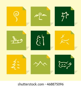 Vector Flat Icons Set - Christmas

