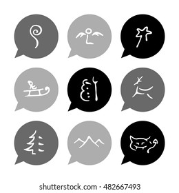 Vector Flat Icons Set - Christmas

