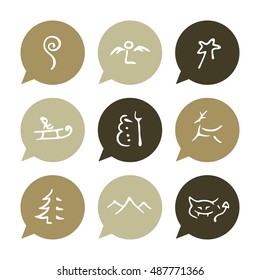 Vector Flat Icons Set - Christmas


