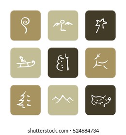 Vector Flat Icons Set - Christmas

