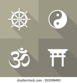 Vector Flat Icons - Symbols