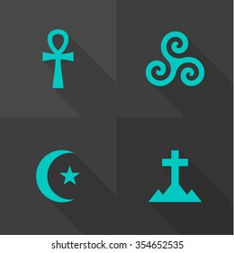 Vector Flat Icons - Symbols
