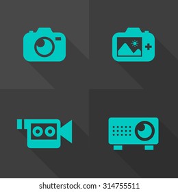 Vector Flat Icons - Visual