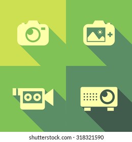Vector Flat Icons - Visual