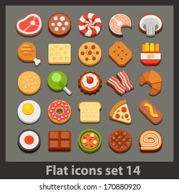 vector flat icon-set 14