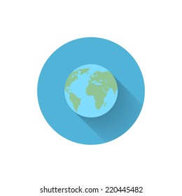 Vector Flat Icon.World