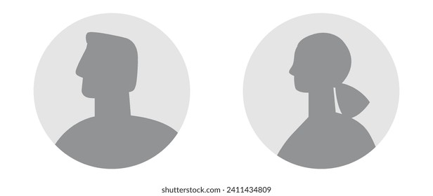 Vector flat illustration. Avatar, user profile, person icon, profile picture. Suitable for social media profiles, icons, screensavers and as a template.