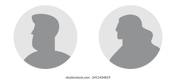 Vector flat illustration. Avatar, user profile, person icon, profile picture. Suitable for social media profiles, icons, screensavers and as a template.